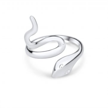 petsios Stainless steel snake ring