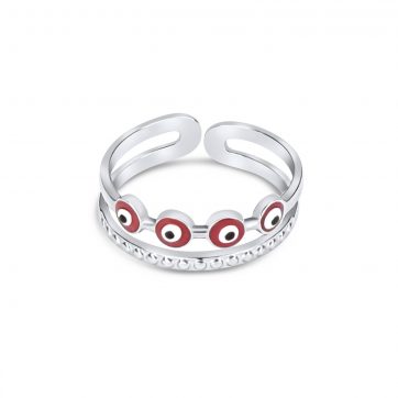 petsios Steel eye ring
