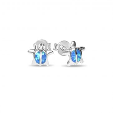 petsios Stud turtles opal earrings 