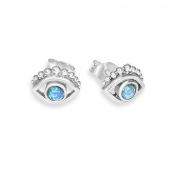 petsios Stud eye opal earrings 