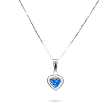 petsios Opal heart pendant