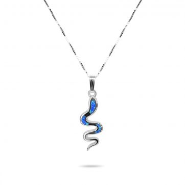 petsios Opal snake pendant