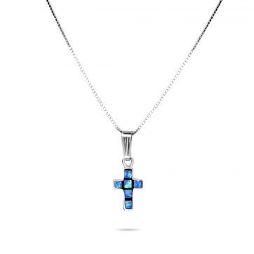 petsios Opal cross pendant