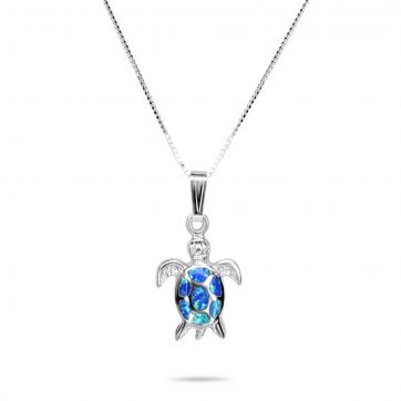 petsios Opal turtle pendant