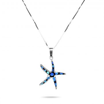 petsios Opal starfish pendant