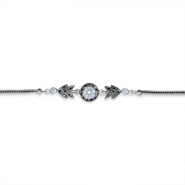 petsios Bracelet with marcasites and zircon stones