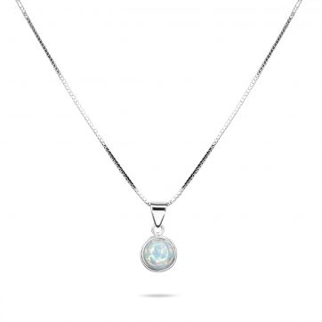 petsios White opal pendant