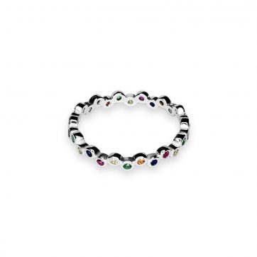 petsios Ring with zircon stones