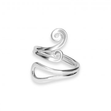 petsios Silver polished ring