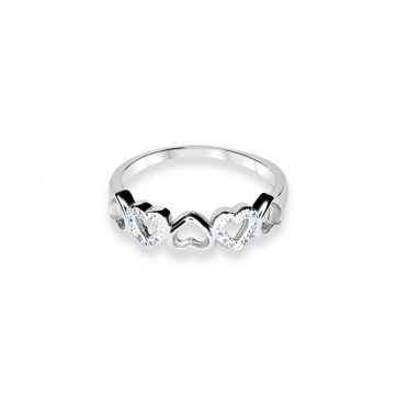 petsios Ring with zircon stones