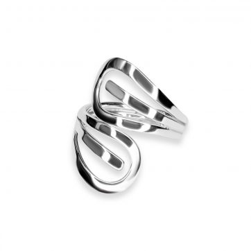 petsios Silver polished ring