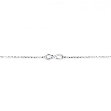 petsios Infinity bracelet with zircon stones