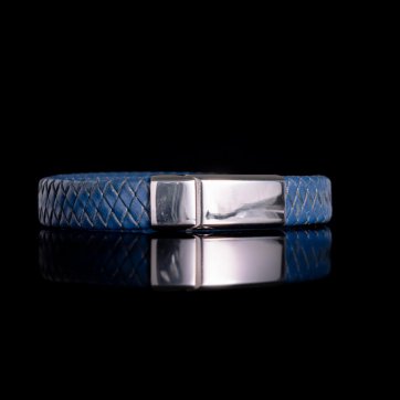 petsios Χειροπέδα από δέρμα και ατσάλι