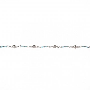 petsios Βραχιόλι με μπλε χάντρες