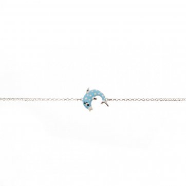 petsios Βραχιόλι με δελφίνι με σμάλτο