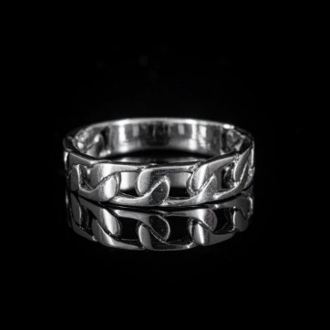 petsios Δαχτυλίδι με σχέδιο αλυσίδας