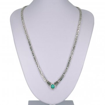 petsios Κολιέ μαίανδρος με πέτρα τιρκουάζ