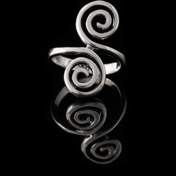 petsios Δαχτυλίδι με σπείρες