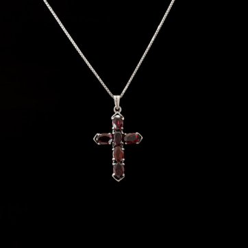 petsios Σταυρός με πέτρες γρανάδα 