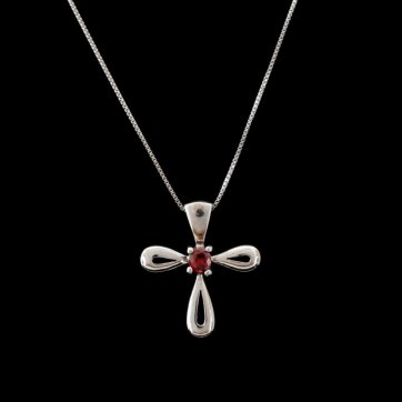 petsios Σταυρός με πέτρα γρανάδα