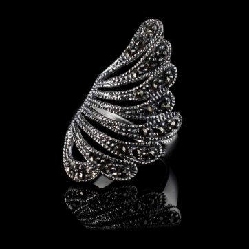 petsios Δαχτυλίδι με μαρκασίτες