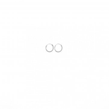 petsios Silver hoops (10mm)